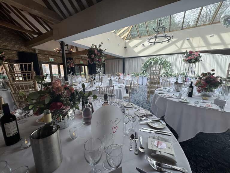 Lythe Hill wedding inside